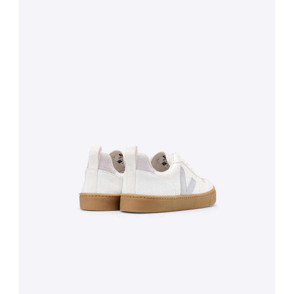 Veja V-10 LACE CWL Schoenen Kinderen White/Beige | BE 789RVD